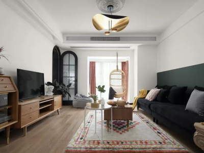 紫薇·万科大都会-113㎡-北欧风效果图