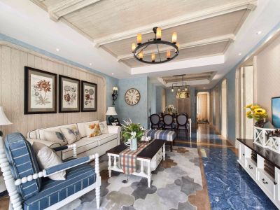 天地源·丹轩坊-280㎡-地中海风效果图