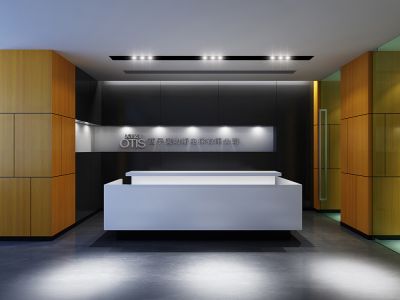 办公空间-1100㎡-现代风效果图