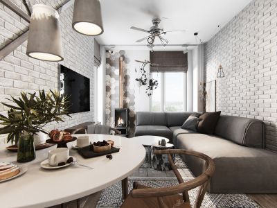 万景·荔知湾-190㎡-北欧风效果图