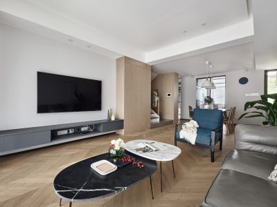 保利和光尘樾-143㎡-现代风效果图