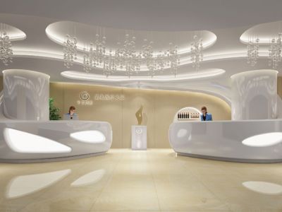 医疗美容医院-900㎡-现代风效果图