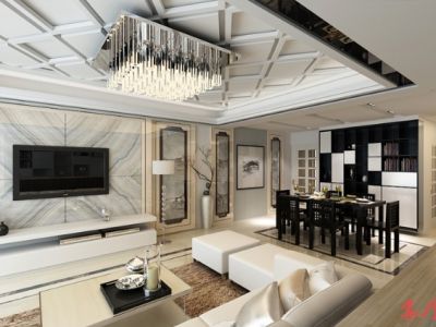 仁恒运杰-400㎡-现代风效果图