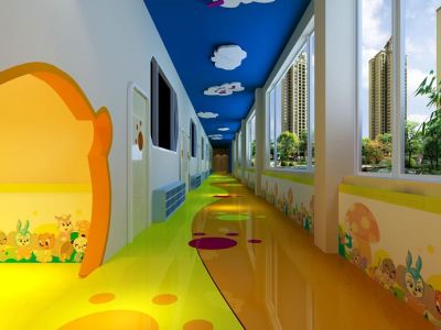 幼儿园-330㎡-现代风效果图