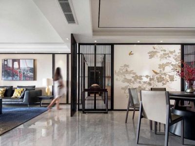 中环花苑-150㎡-中式风效果图