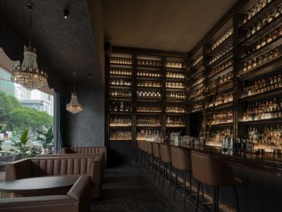 matata酒吧-180㎡-复古风效果图