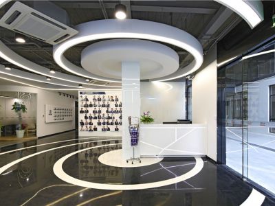 创意办公室-301㎡-简约风效果图