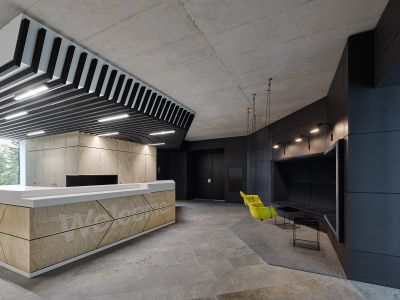 WE办公室-470㎡-工业风效果图