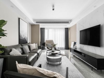 汇鑫花园-128㎡-现代风效果图