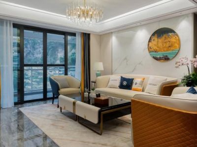 锦明花园-142㎡-新古典风效果图