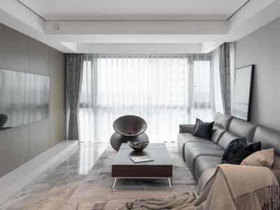 金泓凯旋城-127㎡-现代风效果图