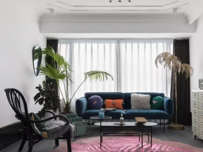 龙光玖龙台-89㎡-混搭风效果图