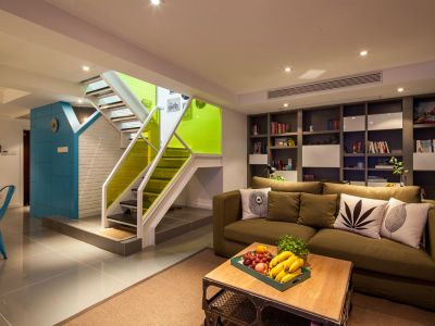 中冶尚园-120㎡-混搭风效果图