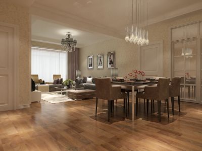 佳翔苑-96㎡-现代风效果图