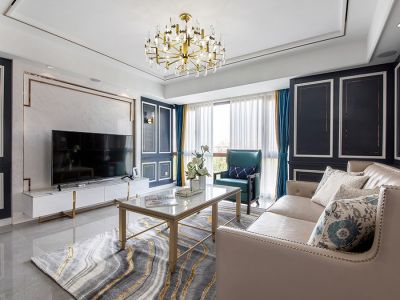 绿景新苑-127㎡-现代风效果图