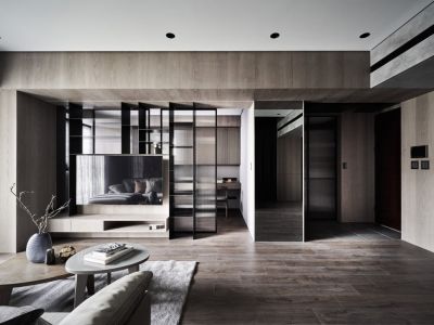 仁恒公园世纪-103㎡-简约风效果图