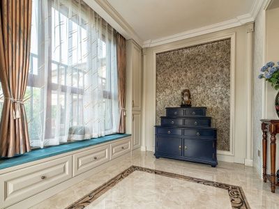 银都名墅-400㎡-田园风效果图