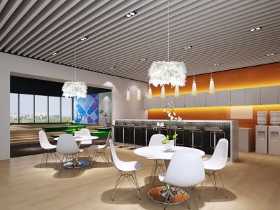 办公室-670㎡-现代风效果图