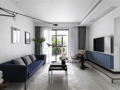 森兰壹公馆-122㎡-北欧风效果图