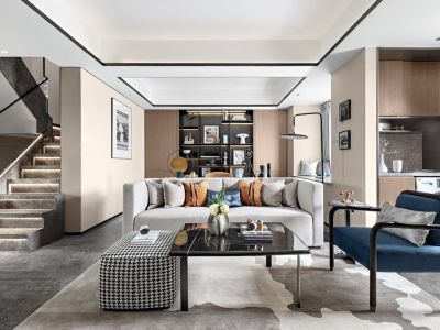 仁山智水-465㎡-现代风效果图