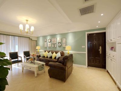 合景天悦-121㎡-美式风效果图