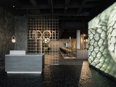 烤肉餐厅-200㎡-现代风效果图