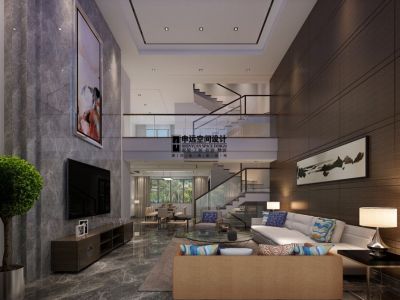 保利茉莉公馆-210㎡-中式风效果图