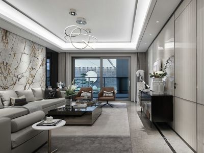 星河丹堤-295㎡-现代风效果图