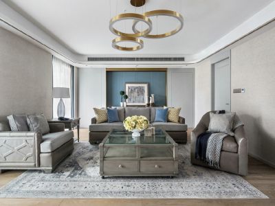 水榭山-255㎡-美式风效果图