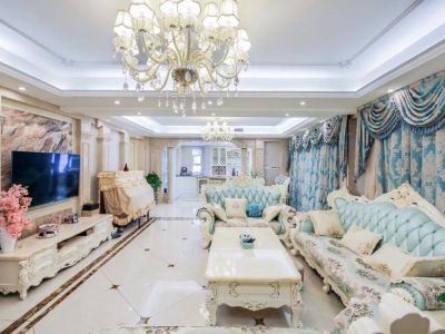 富力桃园-200㎡-欧式风效果图