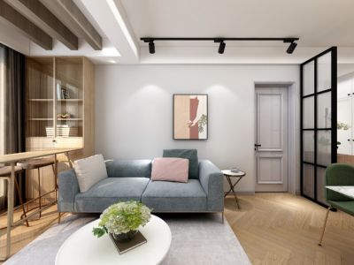 骏景花园-88㎡-现代风效果图