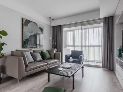 壹锦园-122㎡-现代风效果图