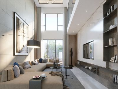 山水江南-430㎡-现代风效果图