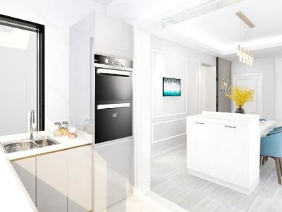 自由人花园-109㎡-混搭风效果图