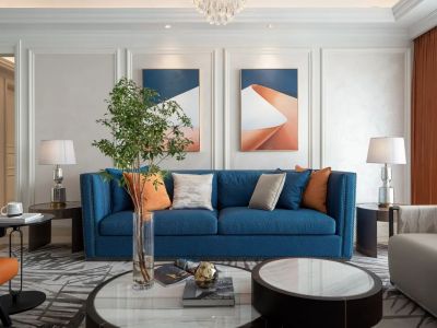 龙华金茂府-155㎡-现代风效果图