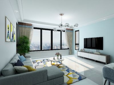 深房传麒尚林2期-92㎡-简约风效果图