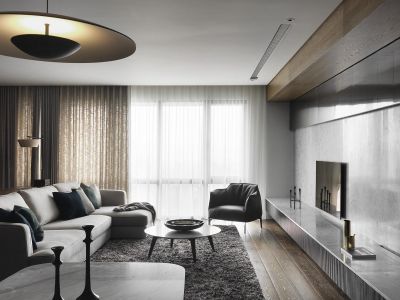 麓园-135㎡-现代风效果图