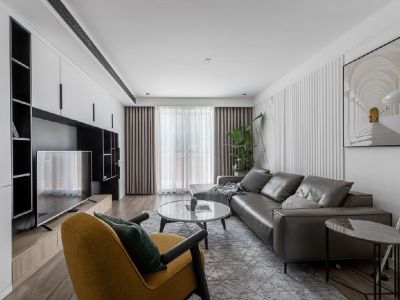 君华时代·君华天第-110㎡-现代风效果图