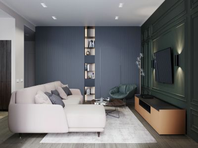 龙光玖誉府-89㎡-现代风效果图