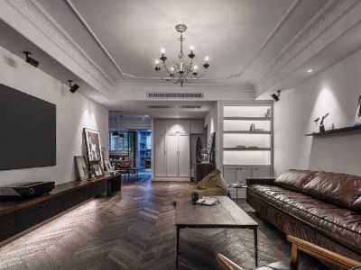 富力桃园-90㎡-现代风效果图