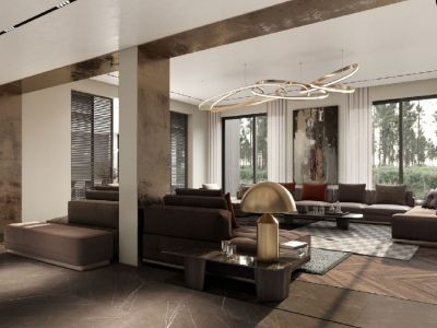 万科幸福誉-88㎡-现代风效果图