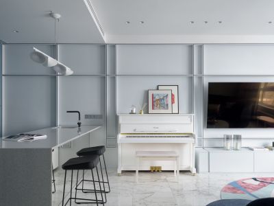 安宏基天曜广场-180㎡-现代风效果图