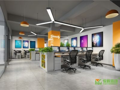 东英科技园办公室-200㎡-现代风效果图