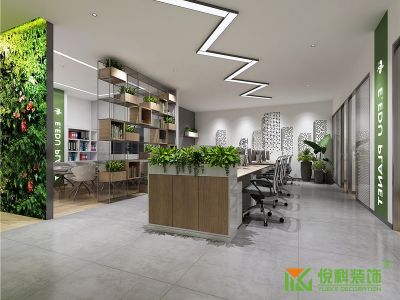 福瑞生鲜办公室-400㎡-现代风效果图