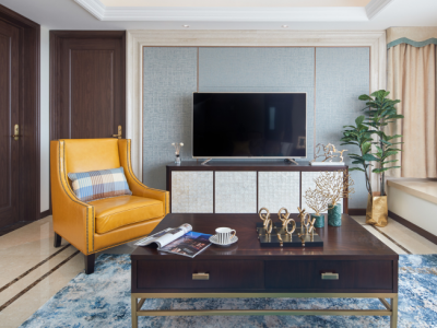 新天半山-125㎡-美式风效果图