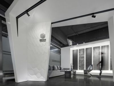 石材展厅-500㎡-现代风效果图