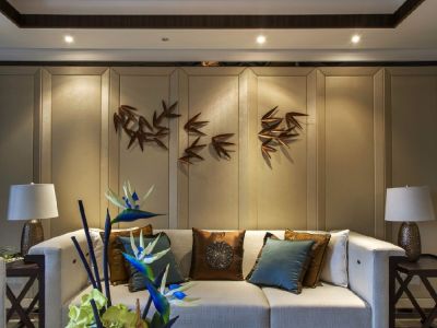 隆腾盛世-120㎡-新中式风效果图