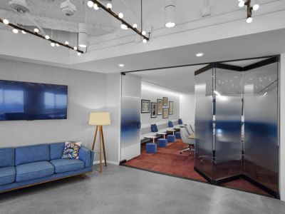 媒体办公室-550㎡-北欧风效果图