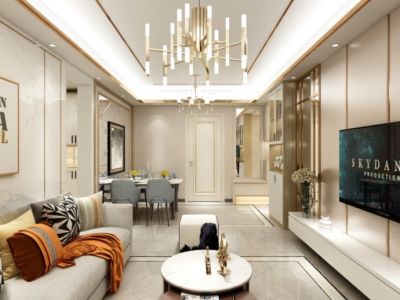 中森公园华府-95㎡-绚丽风效果图