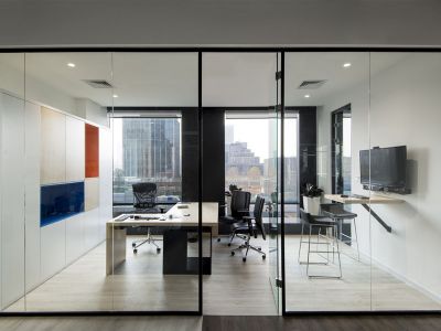 办公室-500㎡-现代风效果图